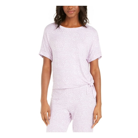 Alfani Intimates Womens Colorblocked Henley Pajama Top 